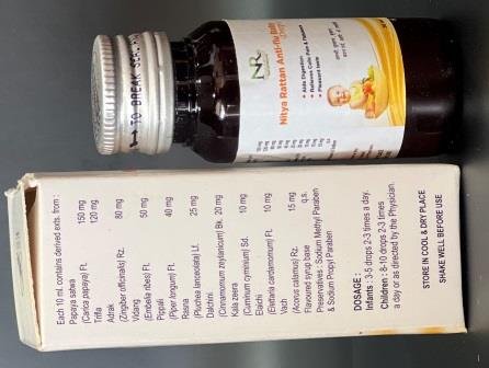 Nitya Rattan Anti flu Baby drops